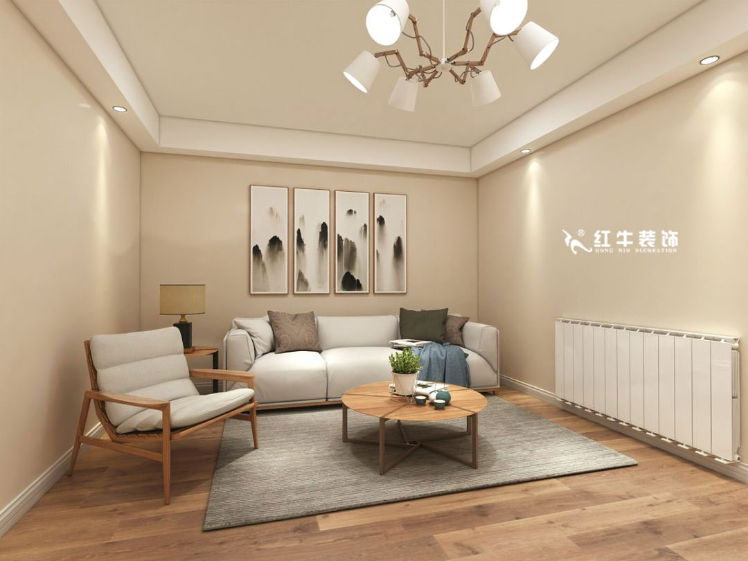 蔣琛_九條巷106㎡現(xiàn)代風(fēng)“養(yǎng)老房”裝修，給設(shè)計做減法！04客廳+logo