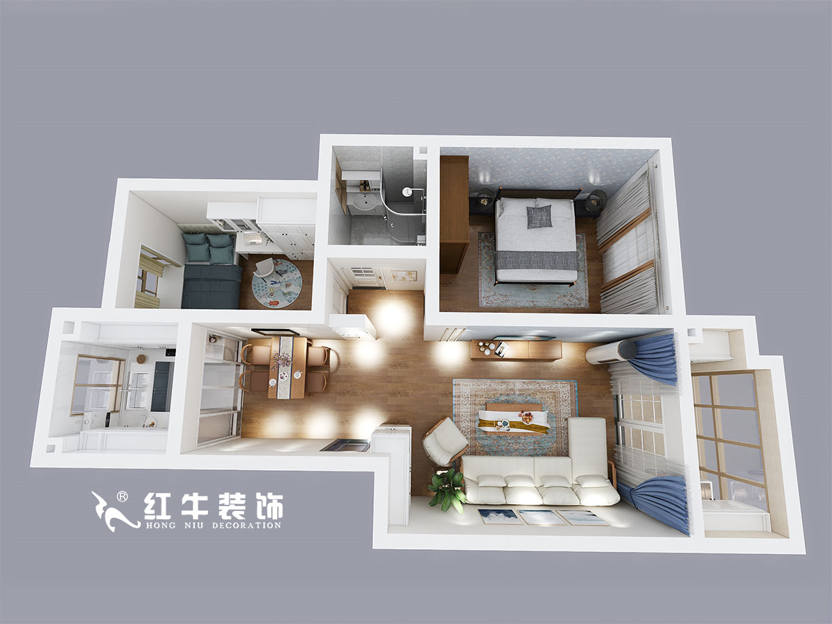 熊皓宇_金貿(mào)新村24-79-202-75㎡-現(xiàn)代簡(jiǎn)約風(fēng)格_鳥(niǎo)瞰圖