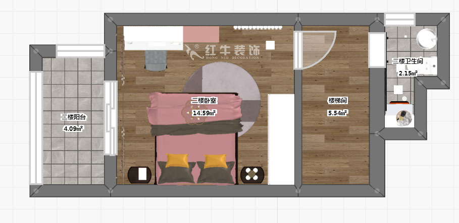 陶陽(yáng)_金陵名人居1-8號(hào)-602-120㎡-現(xiàn)代簡(jiǎn)約風(fēng)格_3室2廳2衛(wèi)（二手房裝修）_定制家￥129560_全包13萬(wàn)00_06彩平圖二樓