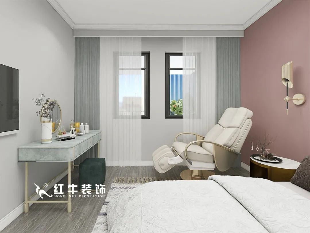 劉萍萍_仙龍灣山莊90㎡輕奢風(fēng)格｜加入一點(diǎn)金屬線條，這個(gè)家高級又溫柔！09