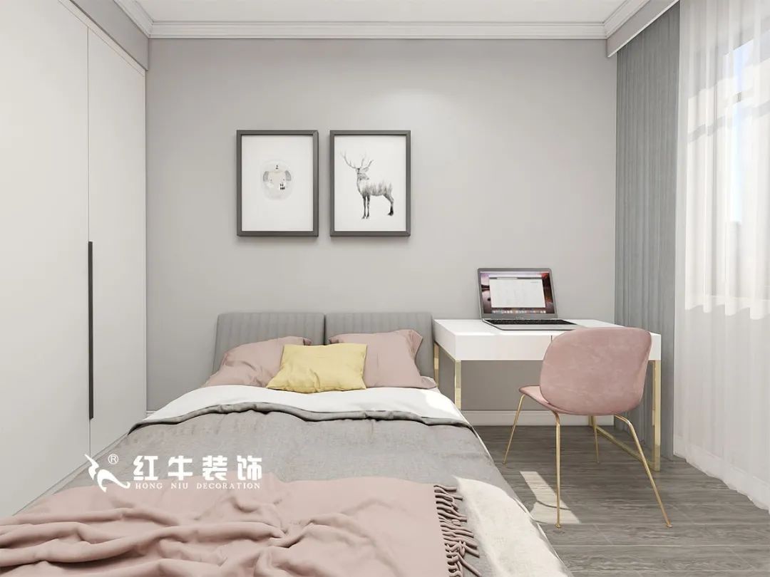 劉萍萍_仙龍灣山莊90㎡輕奢風(fēng)格｜加入一點(diǎn)金屬線條，這個(gè)家高級又溫柔！10