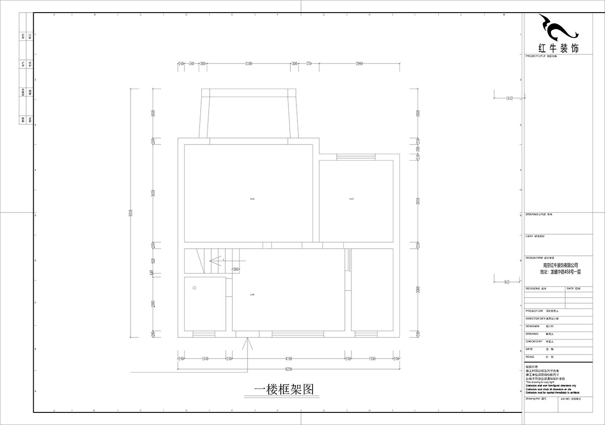孟憲濤｜養(yǎng)龍山莊D-11B-120㎡-現(xiàn)代簡(jiǎn)約風(fēng)格｜3室2廳2衛(wèi)｜老房裝修｜定制家｜全包14萬(wàn)｜00_01一樓框架圖