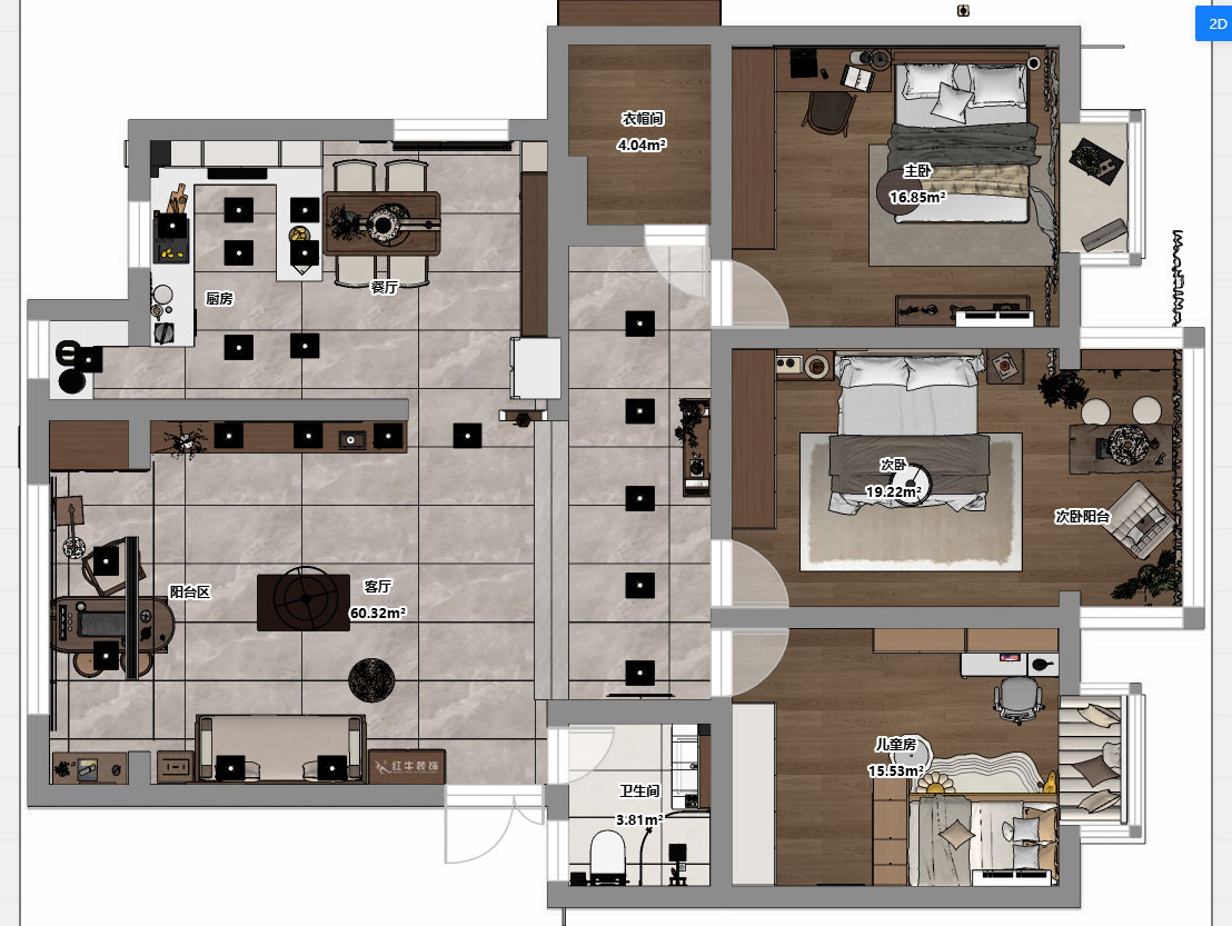 魏明花|新理想佳園38-603-140㎡-宋氏美學風格|3室2廳2衛(wèi)|二手房裝修|定制家|全包14
